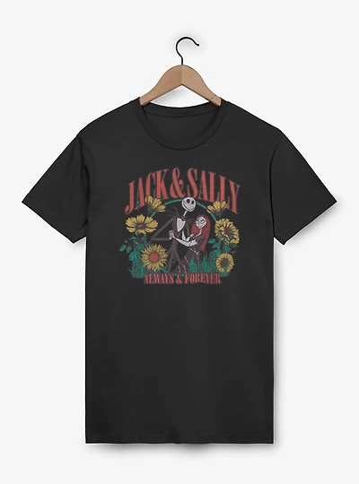 Disney The Nightmare Before Christmas Jack And Sally T-Shirt