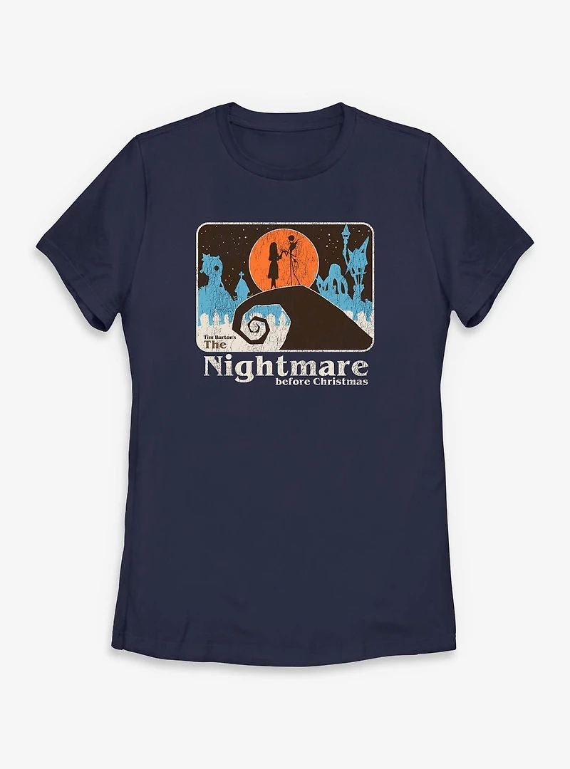Disney The Nightmare Before Christmas Jack Hill Womens T-Shirt