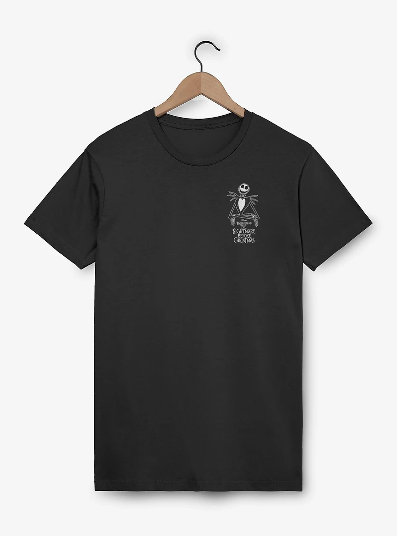 Disney The Nightmare Before Christmas Jack And Logo T-Shirt