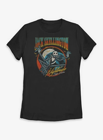 Disney The Nightmare Before Christmas Jack Spiral Womens T-Shirt