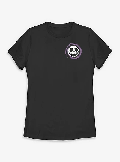 Disney The Nightmare Before Christmas Jacks Head Spiral Womens T-Shirt