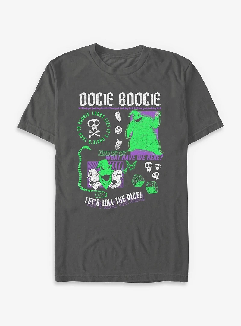 Disney The Nightmare Before Christmas Oogie Boogie Multi Hit Garment-Dyed T-Shirt