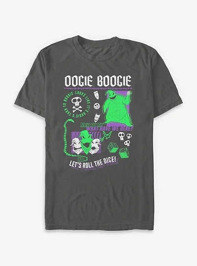 Disney The Nightmare Before Christmas Oogie Boogie Multi Hit Garment-Dyed T-Shirt