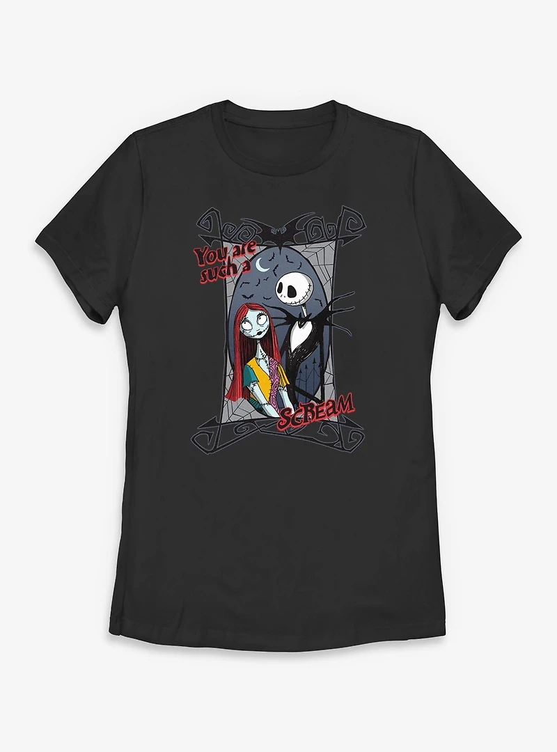 Disney The Nightmare Before Christmas NBC Team Such A Scream Womens T-Shirt