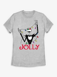 Disney The Nightmare Before Christmas Jolly Jack Lights  Womens T-Shirt