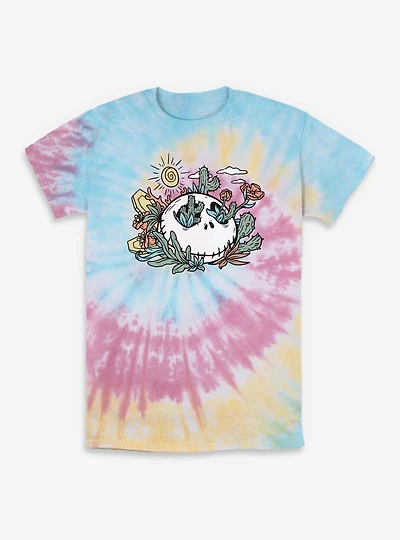 Disney The Nightmare Before Christmas Jack Flowers Tie-Dye T-Shirt