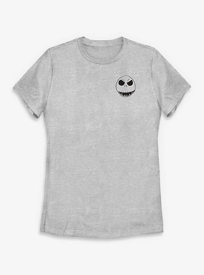 Disney The Nightmare Before Christmas Jack Face Womens T-Shirt