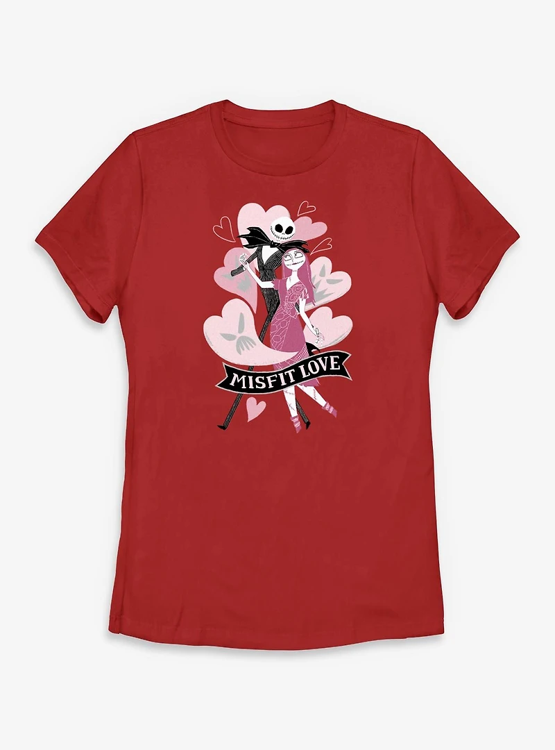 Disney The Nightmare Before Christmas Misfit Love Womens T-Shirt