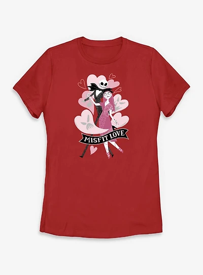 Disney The Nightmare Before Christmas Misfit Love Womens T-Shirt
