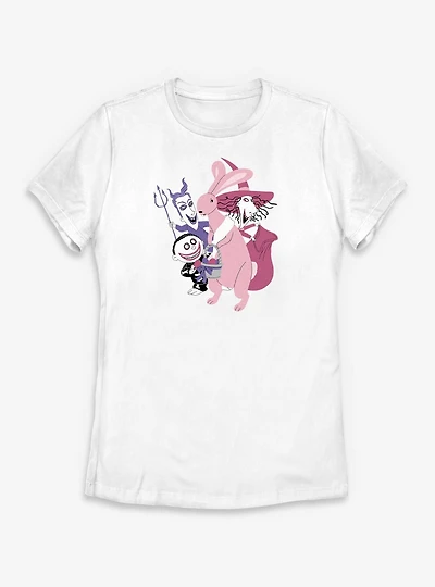 Disney The Nightmare Before Christmas Bunny Trouble Womens T-Shirt