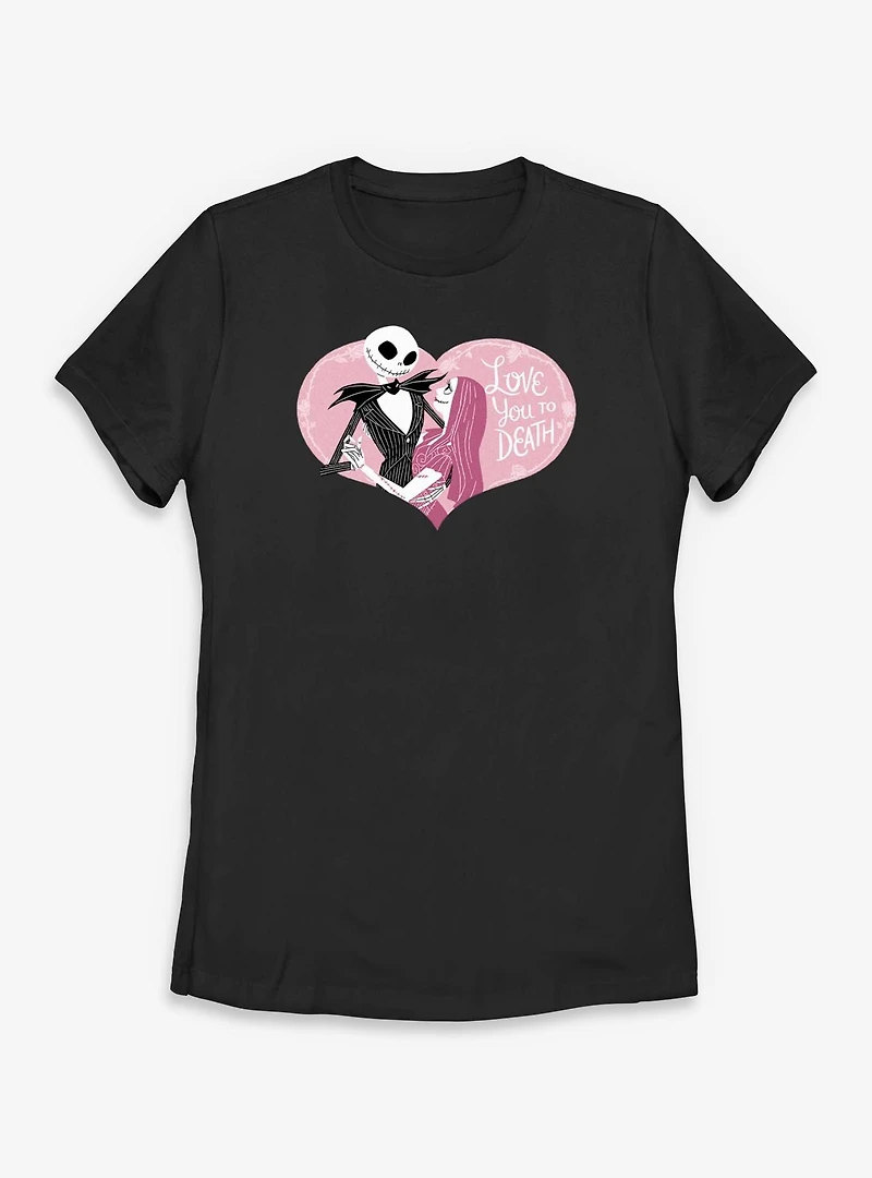Disney The Nightmare Before Christmas Love You To Death Womens T-Shirt
