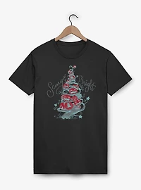 Disney The Nightmare Before Christmas Scary Bright Tree T-Shirt