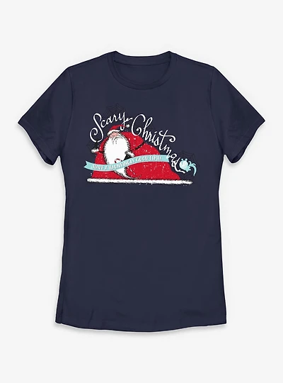 Disney The Nightmare Before Christmas Scary Xmas Sandy Womens T-Shirt