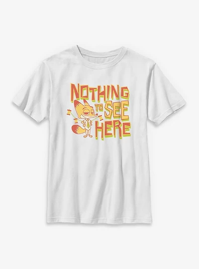 Disney Zootopia 2 Nothing To See Here Nick Youth T-Shirt