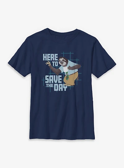 Disney Zootopia 2 Here To Save The Day Flash Youth T-Shirt