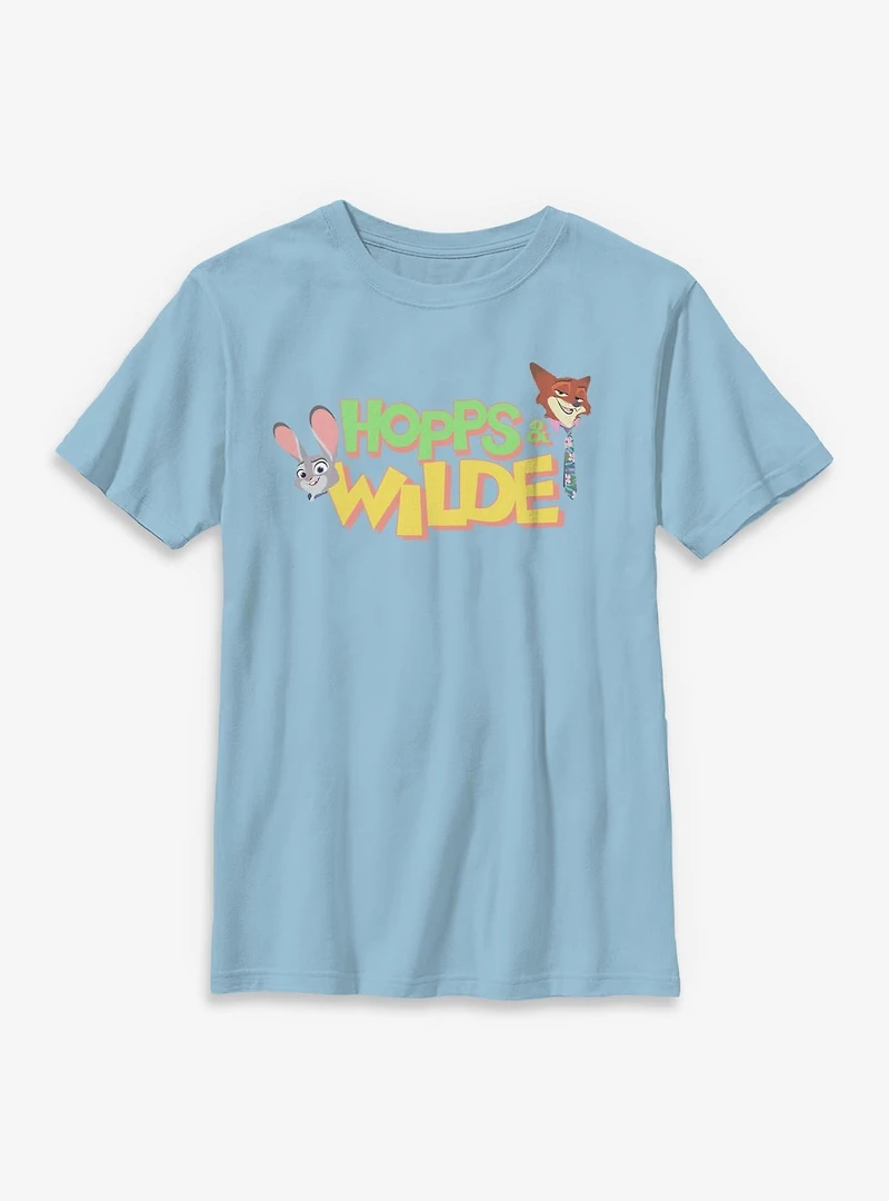 Disney Zootopia 2 Hopps & Wild Faces Youth T-Shirt