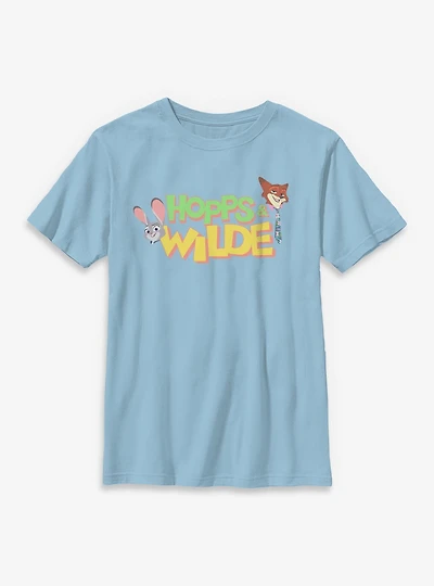 Disney Zootopia 2 Hopps & Wild Faces Youth T-Shirt