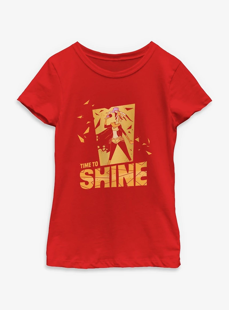 Disney Zootopia 2 Time To Shine Gazelle Youth Girls T-Shirt