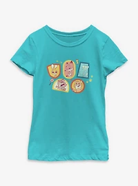 Disney Zootopia 2 Framed Portraits Group  Youth Girls T-Shirt