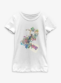 Disney Zootopia 2 City Shaped Two Youth Girls T-Shirt