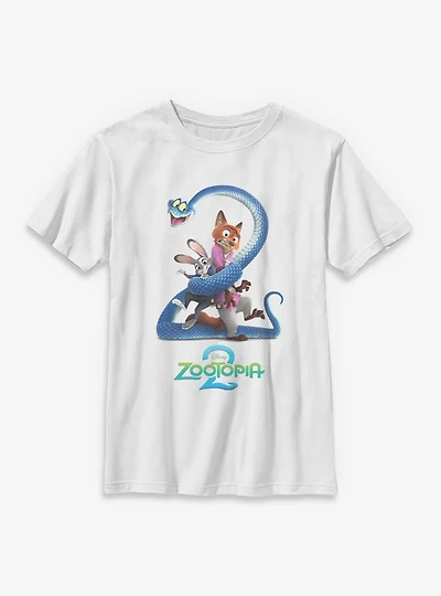 Disney Zootopia 2 Movie Poster Youth T-Shirt