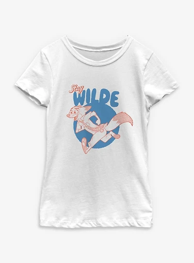 Disney Zootopia 2 Stay Wilde Running Youth Girls T-Shirt