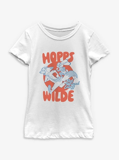 Disney Zootopia 2 Hopps And Wilde Best Friend Energy Youth Girls T-Shirt