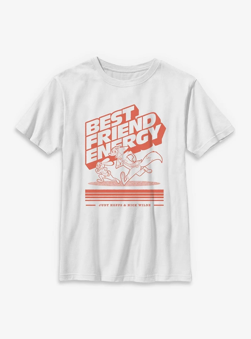 Disney Zootopia 2 Best Friend Energy Hopps & Wilde Youth T-Shirt