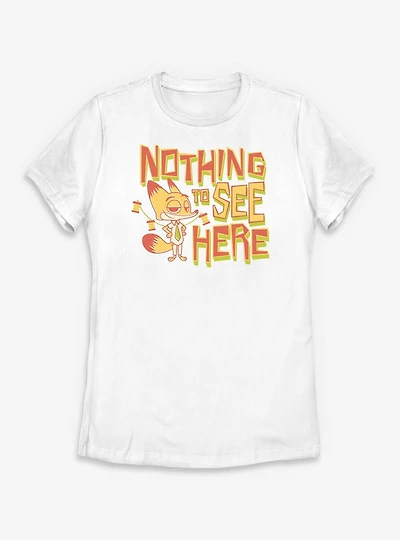 Disney Zootopia 2 Nothing To See Here Nick Womens T-Shirt