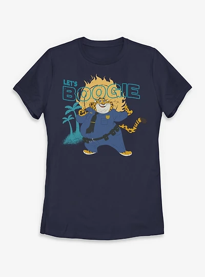 Disney Zootopia 2 Let's Boogie Clawhauser Womens T-Shirt