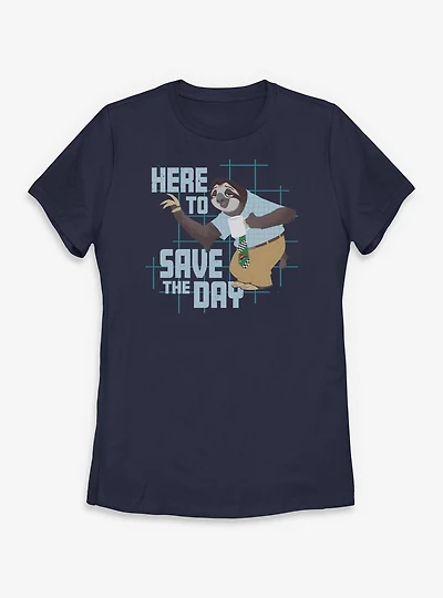 Disney Zootopia 2 Here To Save The Day Flash Womens T-Shirt