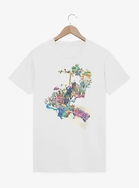 Disney Zootopia 2 City Shaped Two T-Shirt