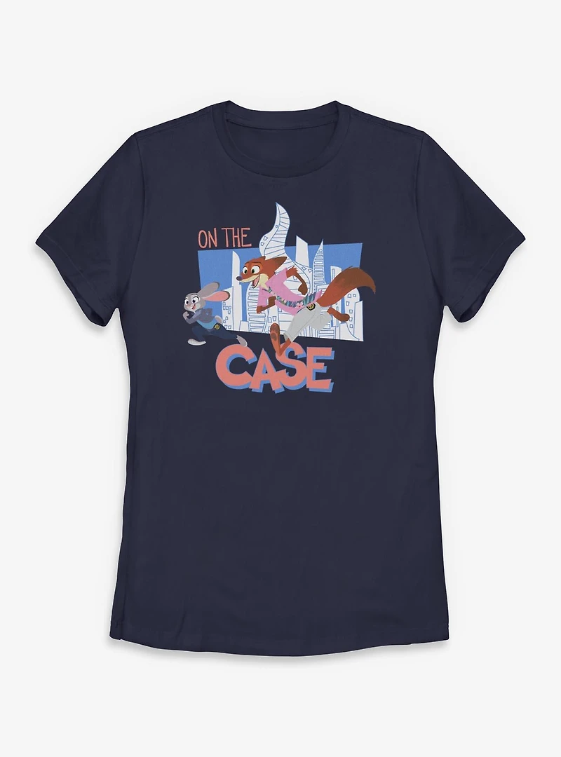 Disney Zootopia 2 On The Case Nick & Hopps Womens T-Shirt