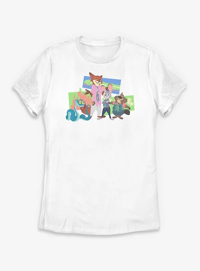 Disney Zootopia 2 Keep It Sly The City Womens T-Shirt