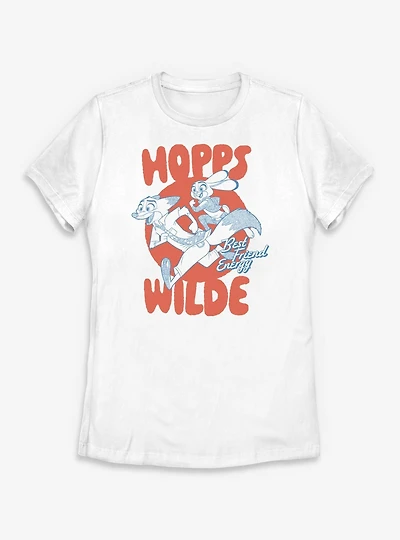 Disney Zootopia 2 Hopps And Wilde Best Friend Energy Womens T-Shirt