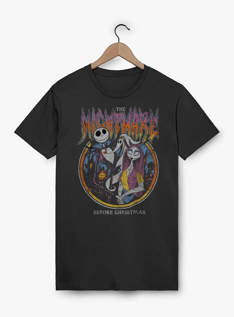 Disney The Nightmare Before Christmas Metal Circle T-Shirt