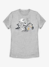 Disney The Nightmare Before Christmas To Halloweentown Womens T-Shirt