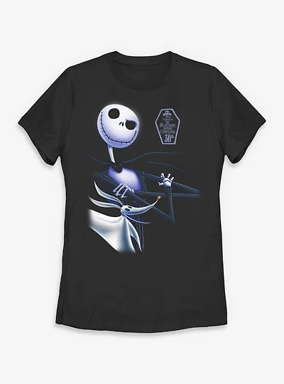 Disney The Nightmare Before Christmas Jack Profile Womens T-Shirt