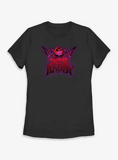 Disney The Nightmare Before Christmas Bone Daddy Metal Womens T-Shirt