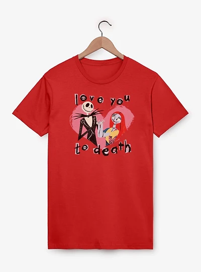 Disney The Nightmare Before Christmas Love You To Death T-Shirt
