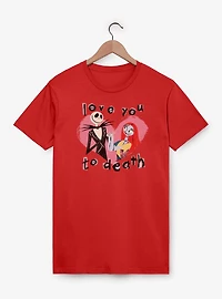 Disney The Nightmare Before Christmas Love You To Death T-Shirt