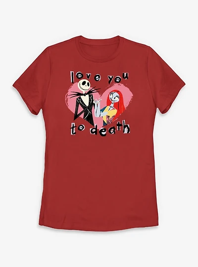 Disney The Nightmare Before Christmas Love You To Death Womens T-Shirt