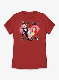 Disney The Nightmare Before Christmas Love You To Death Womens T-Shirt
