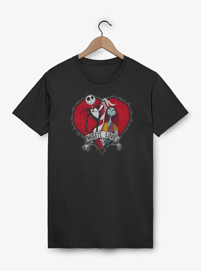 Disney The Nightmare Before Christmas Misfit Love Heart T-Shirt