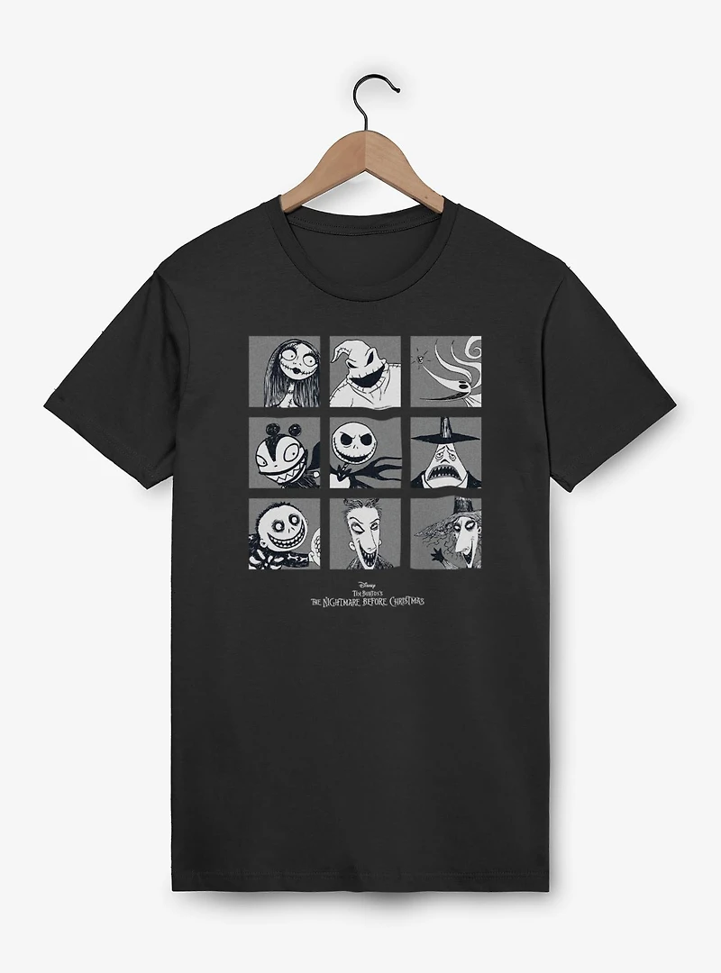 Disney The Nightmare Before Christmas Grid T-Shirt
