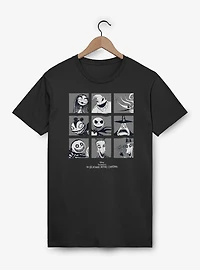 Disney The Nightmare Before Christmas Grid T-Shirt