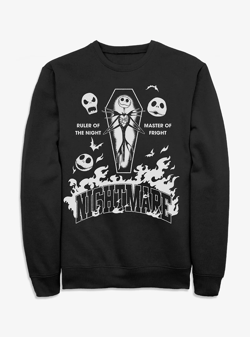 Disney The Nightmare Before Christmas Smashing Pumpkin Sweatshirt