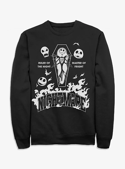 Disney The Nightmare Before Christmas Smashing Pumpkin Sweatshirt