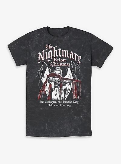 Disney The Nightmare Before Christmas Angel's Egg Mineral Wash T-Shirt