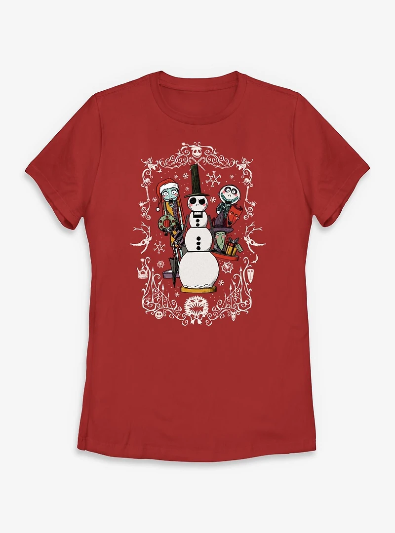 Disney The Nightmare Before Christmas Scary Womens T-Shirt